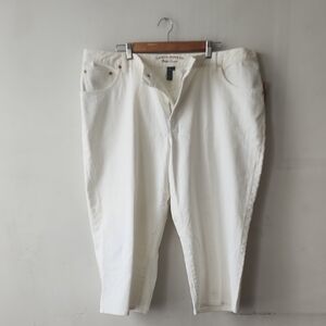 Lauren Ralph Lauren Women's Straight Leg Jeans - White